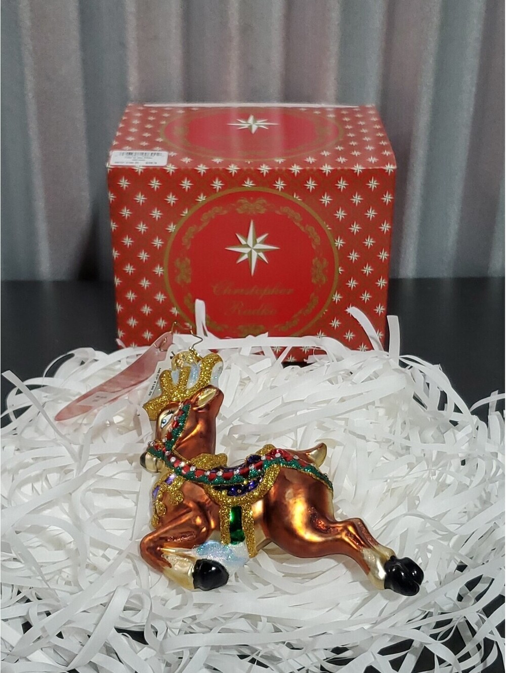 Christopher Radko "Take To The Skies" Hand-Crafted Glass Christmas Decoration